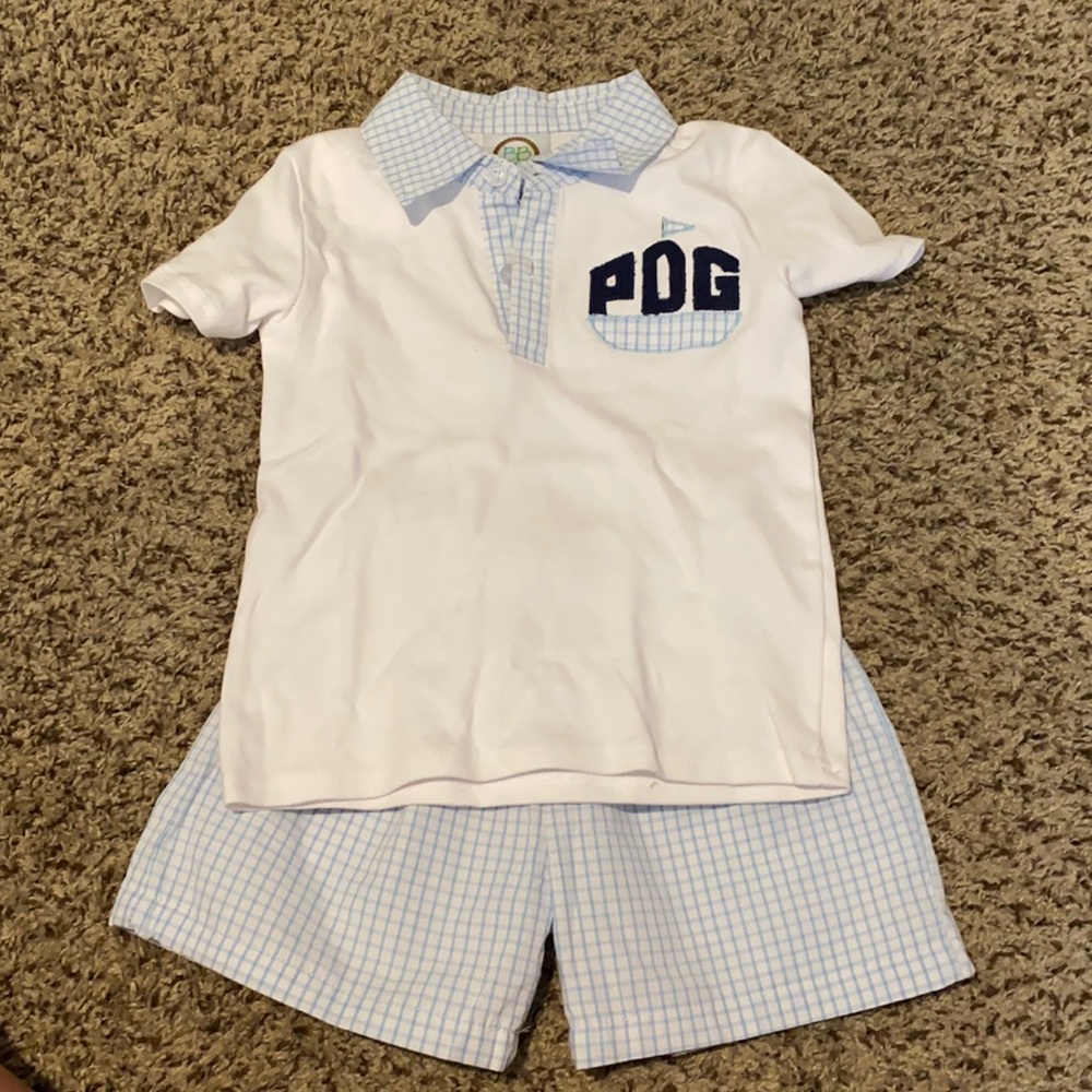 PGD boys monogram set